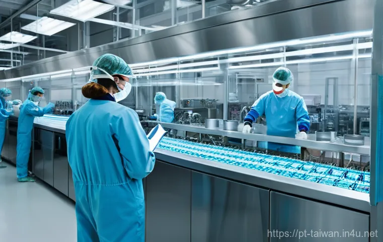 대만의 경제 발전과 기술 산업 - **"The Microscopic Marvel: Heart of the Digital World"**: A high-resolution, futuristic depiction of...