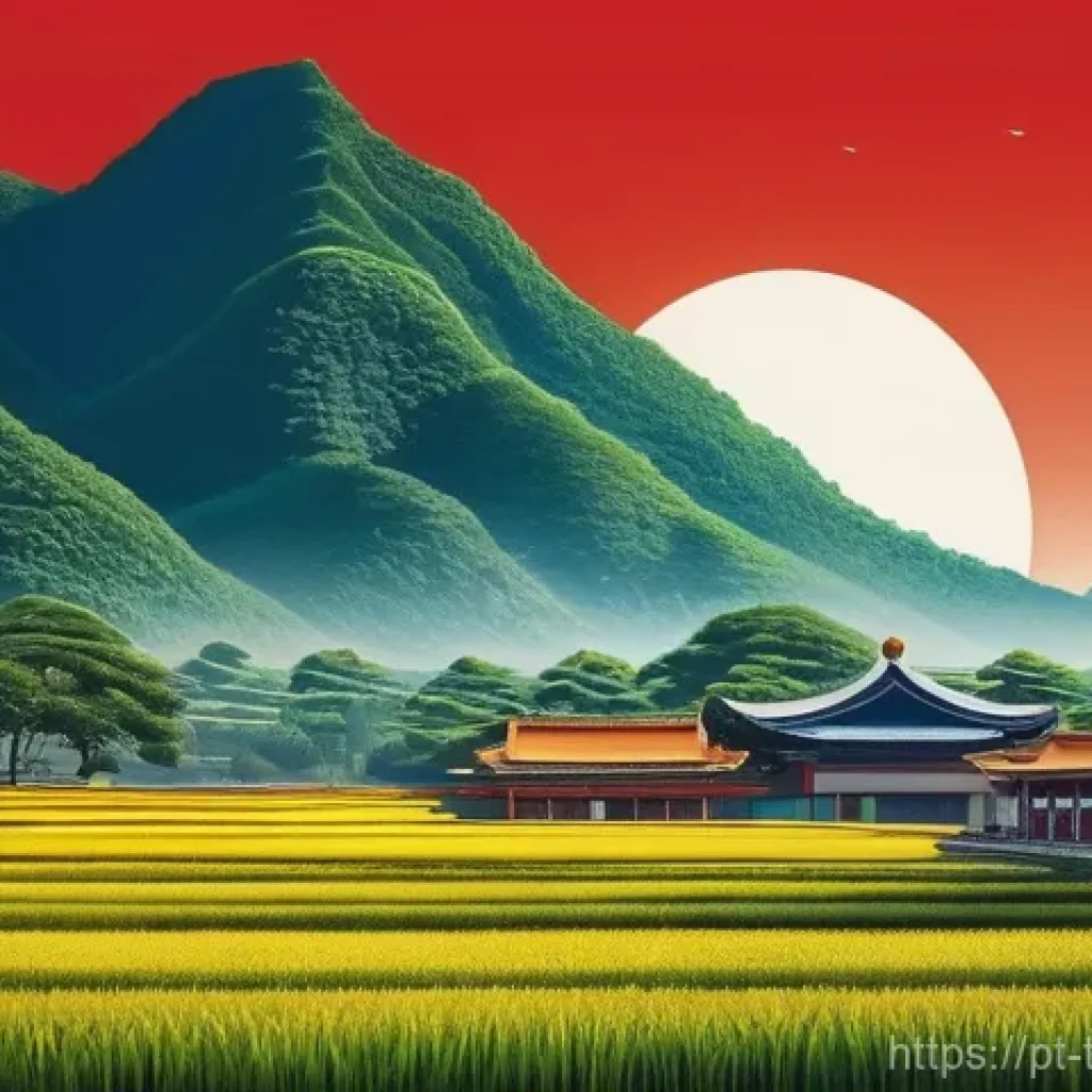 대만 국기와 상징 의미 - **Prompt 1: "The Essence of Taiwan: A Tapestry of Tradition and Modernity"**
A highly artistic a...